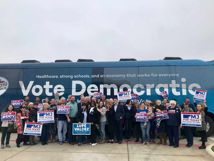 Democrats' "Fair Shot Bus Tour"aims to inspire Texans to vote blue.