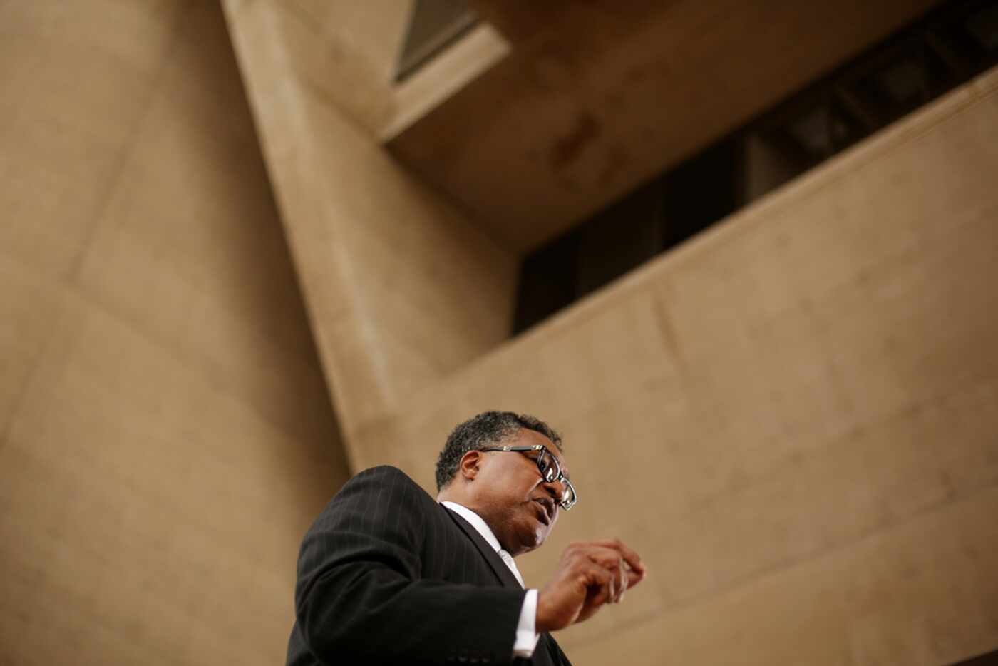 Dallas City council member Dwaine R. Caraway, of District 4, seen here Feb. 19, 2018,...