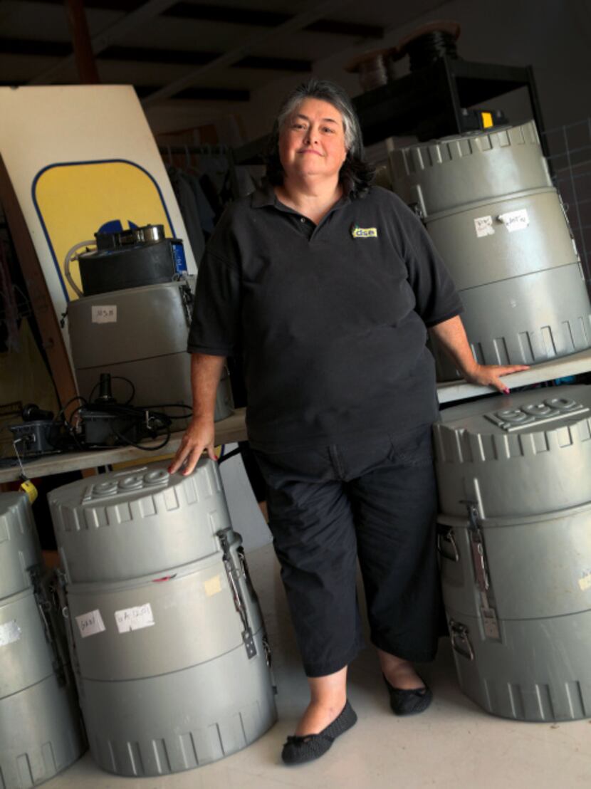 Equipment for water quality sampling is ready, but Cathy Dougherty, CEO and principal...