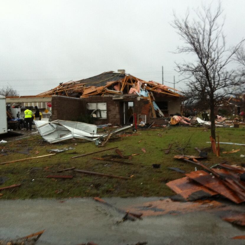  Amanda Williams' house in Copeville was torn apart by the Dec. 26 tornado. (Valerie...