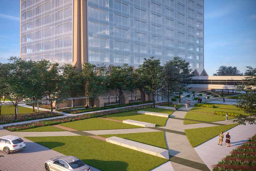 The 23-acre Pegasus Park development on Stemmons Freeway is a project of Dallas' J. Small...
