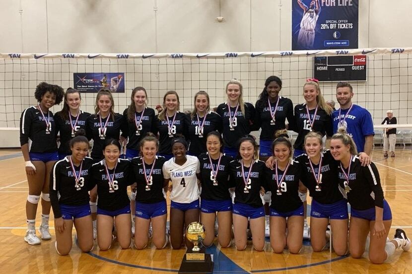 The Plano West volleyball team won the Nike ASC/LISD Classic on Saturday. (Courtesy photo)