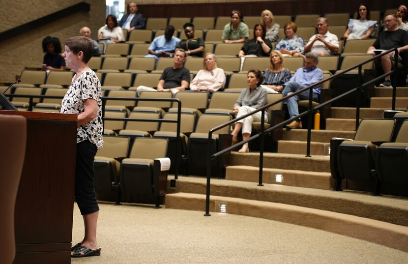 Cindy Pattillo addressed the Plano City Council regarding a proposed short-term rental...