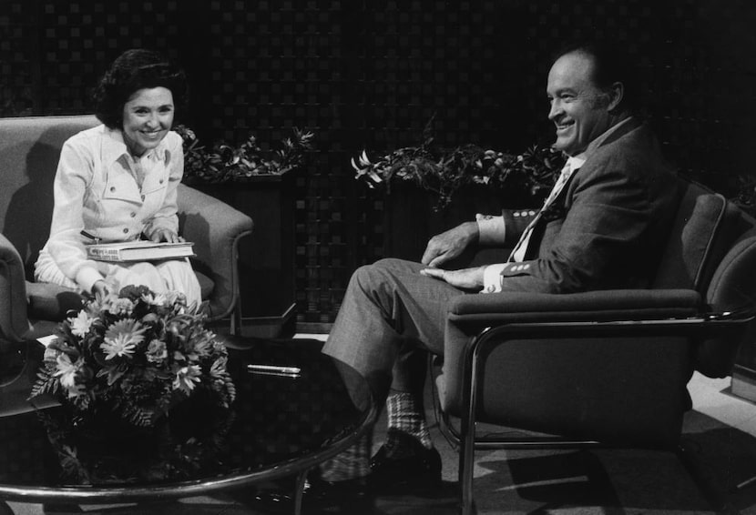 Wygant with Bob Hope in 1974. 