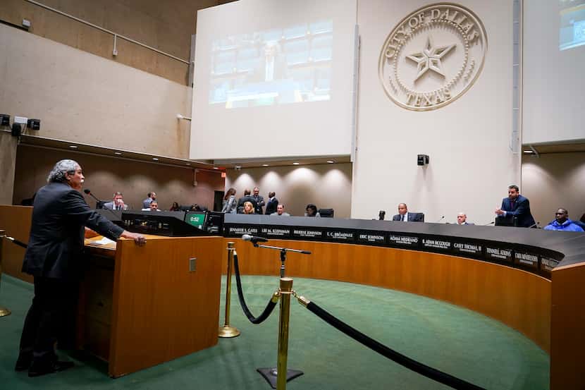 Dallas ISD Superintendent Michael Hinojosa spoke at a Dallas City Council meeting Wednesday...