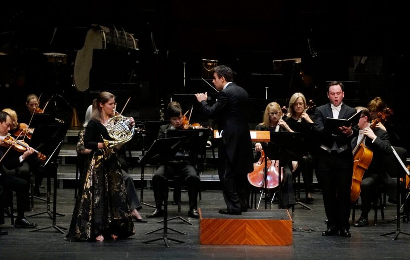 Hornist Molly Norcross and tenor Paul Appleby performed Britten's "Serenade for tenor, horn...