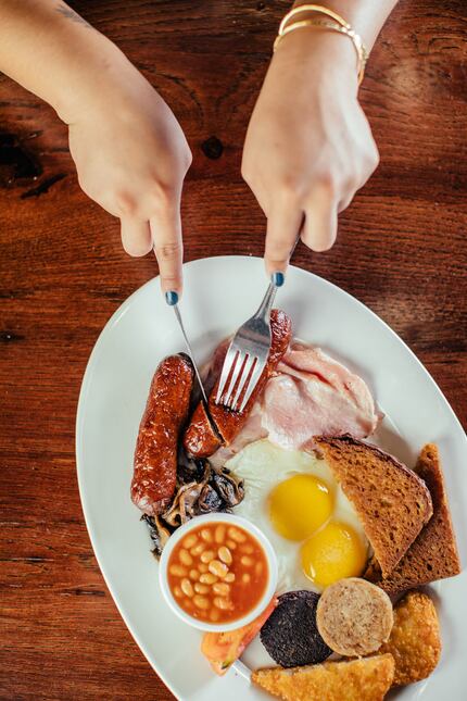 Try the Traditional Irish Breakfast at Cannon's Corner if you really want to feel Irish.