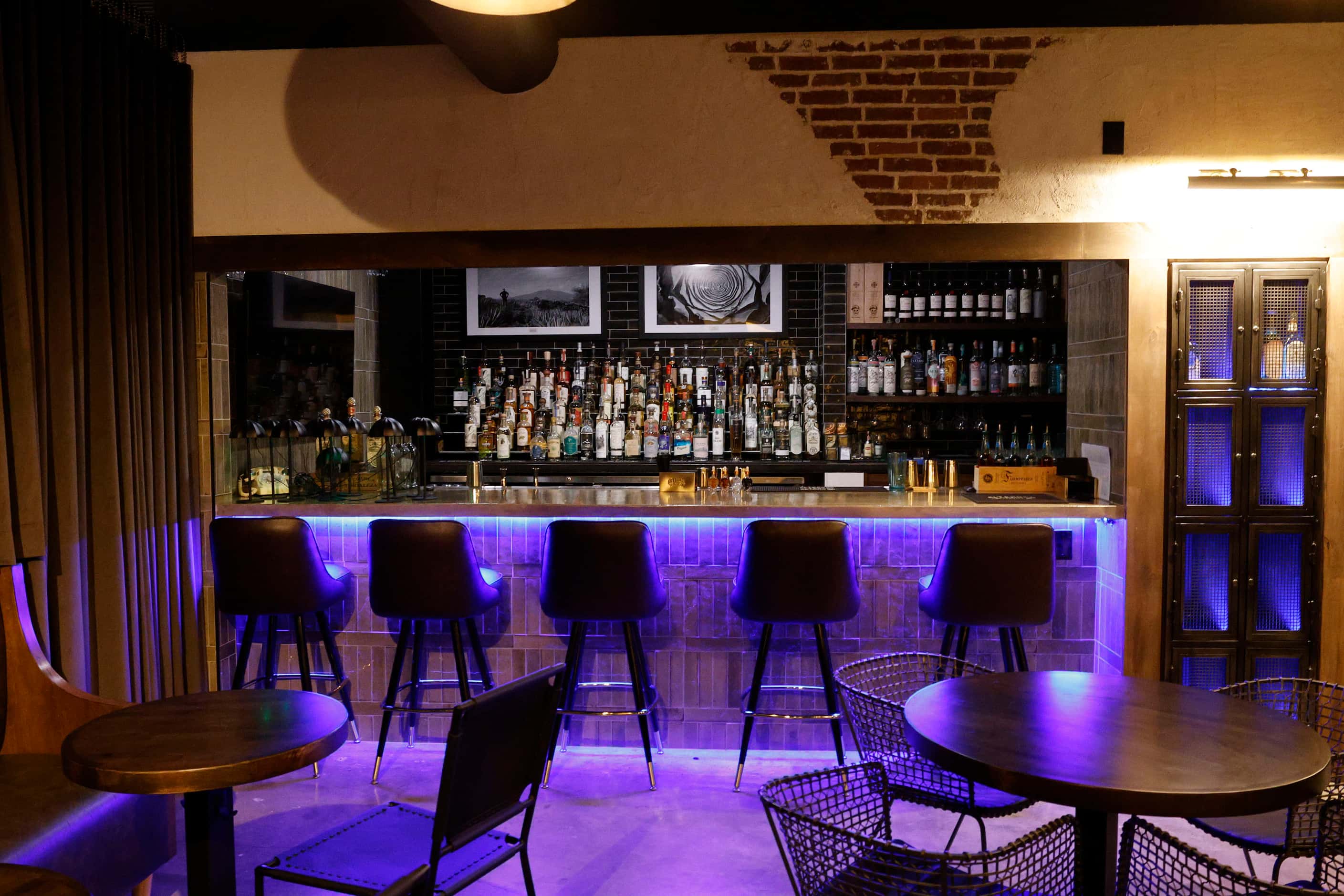 Upstairs, Customs is a private tequila bar with a stout agave selection and a much smaller...