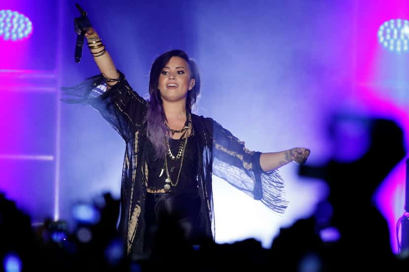 Demi Lovato performs at South Side Ballroom in Dallas on Thursday, July 17, 2014.