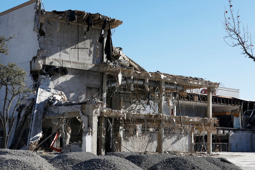 Valley View mall sat partially demolished for more than a year before crews knocked down the...