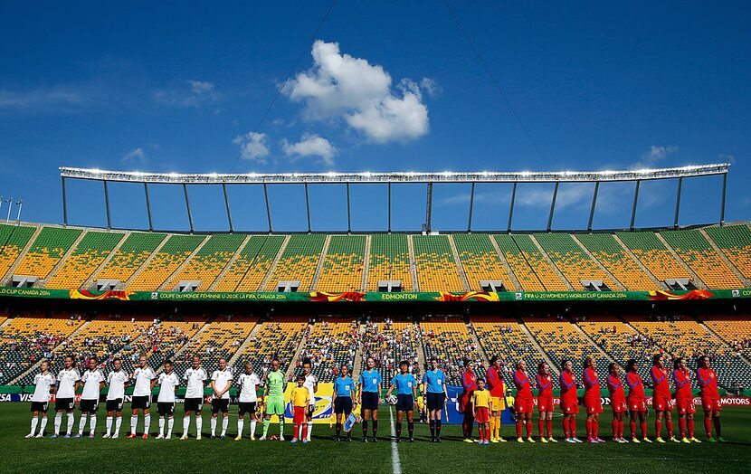 El Commonwealth Stadium de Edmonton fue sede de la Copa del Mundo Femenil de 2015 en Canadá.