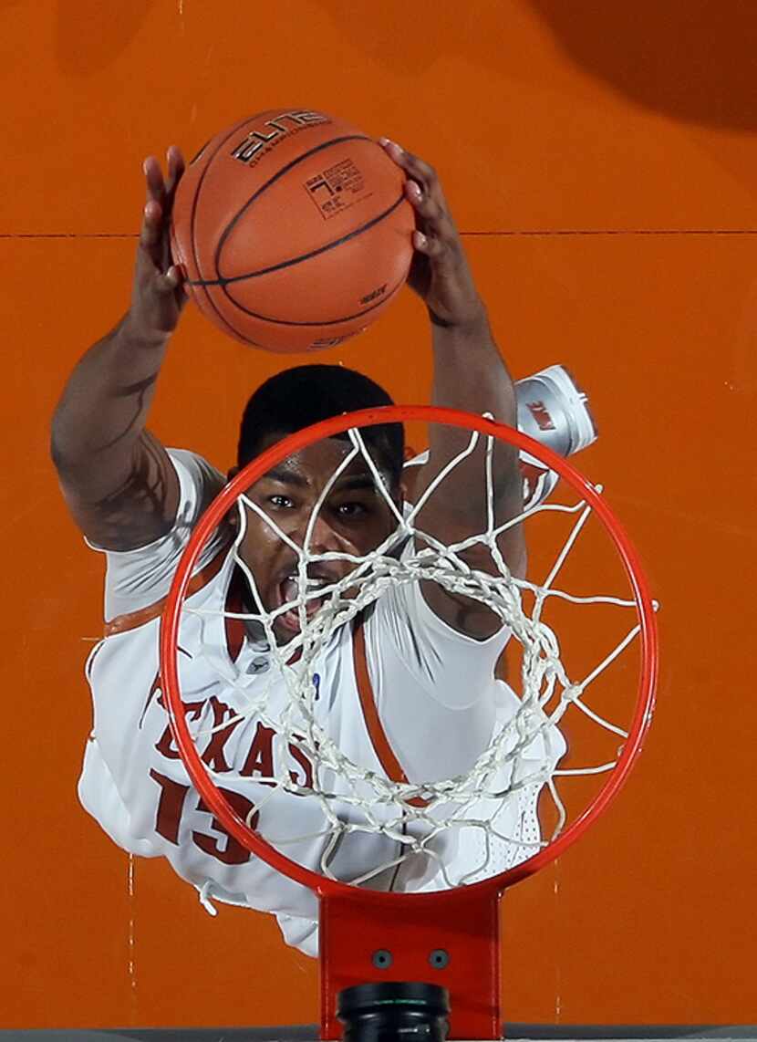  Texas' Tristan Thompson dunks the ball during a 2011 game against Kansas State. (Matt...