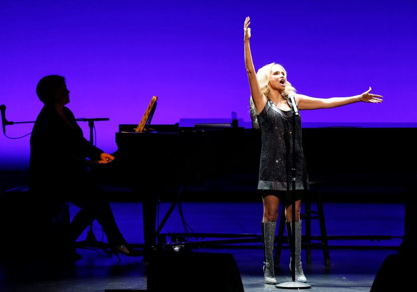 Kristin Chenoweth sings during her performance at Winspear Opera House in Dallas on January...