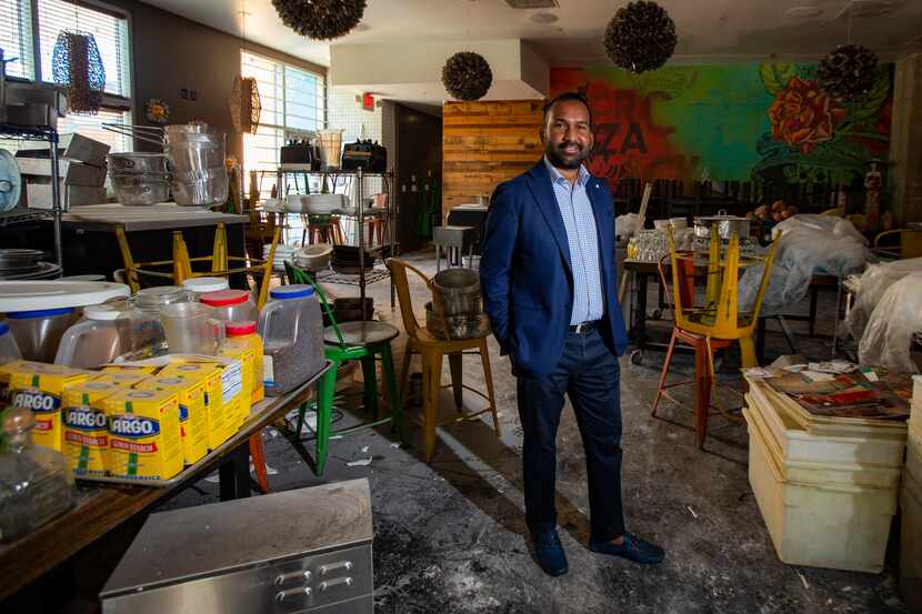 Nafees Alam, CEO and co-founder of DRG Concepts, stands inside Wild Salsa in June 2021....
