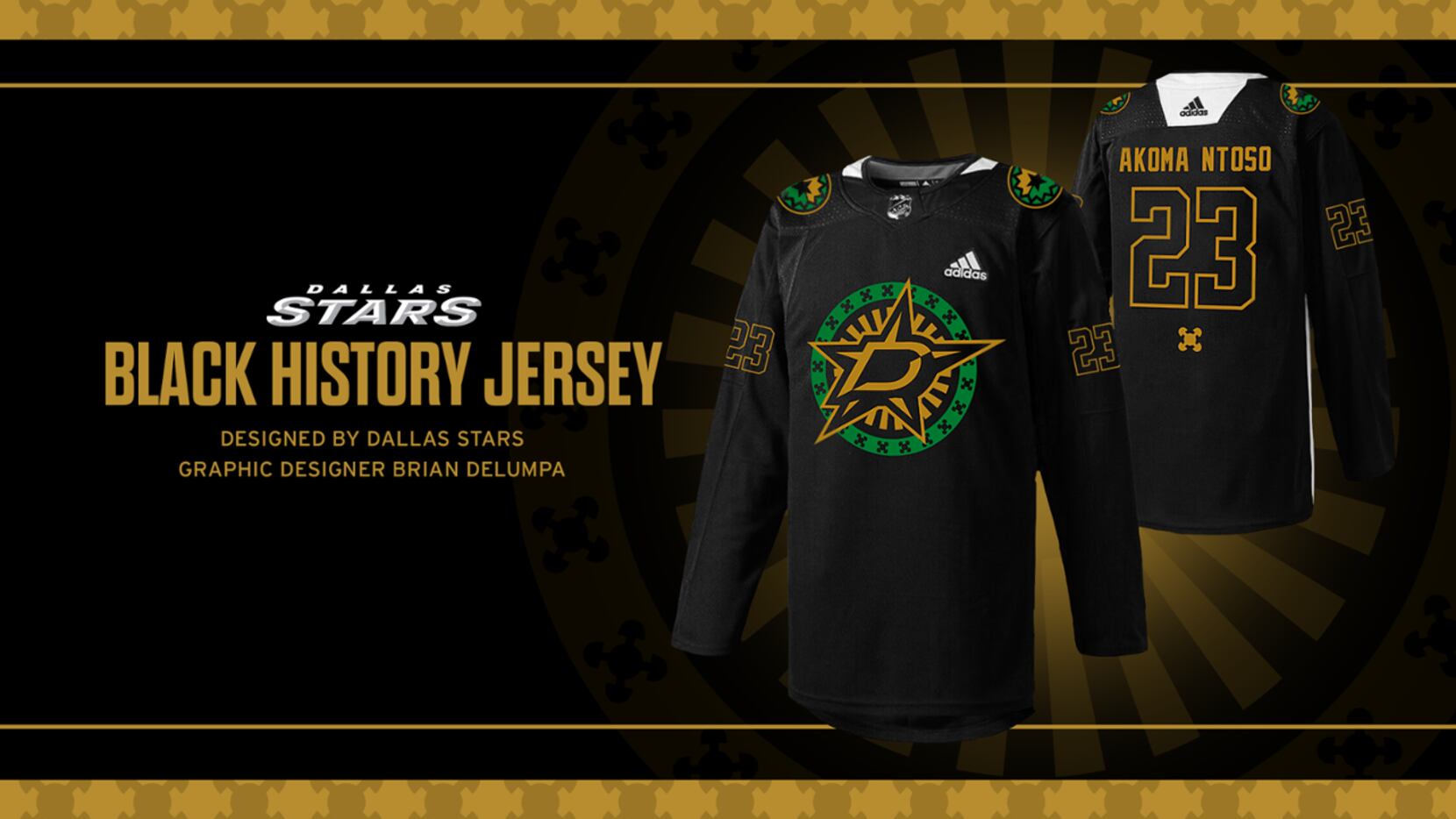 Dallas Stars unveil ceremonial warm-up jersey for first-ever Black History  Night