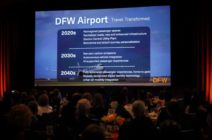 DFW Airport CEO Sean Donohue spoke about the airport's tremendous growth and upcoming...