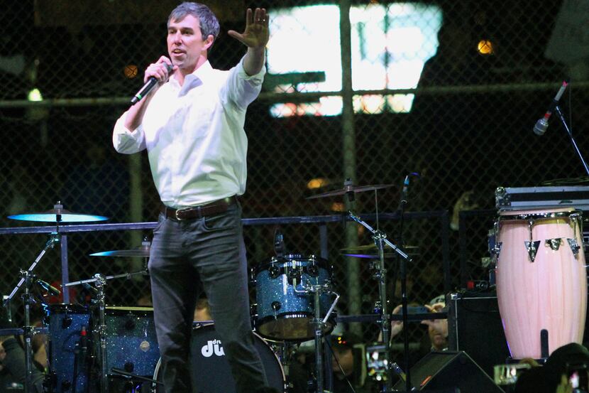 Earlier this month, former U.S. Rep. Beto O'Rourke spoke to a crowd at a ball park in El...