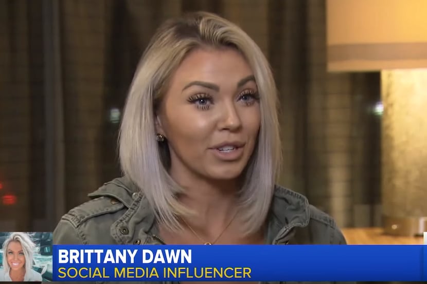 Screenshot from Brittany Dawn's appearance Wednesday on ABC's Good Morning America.