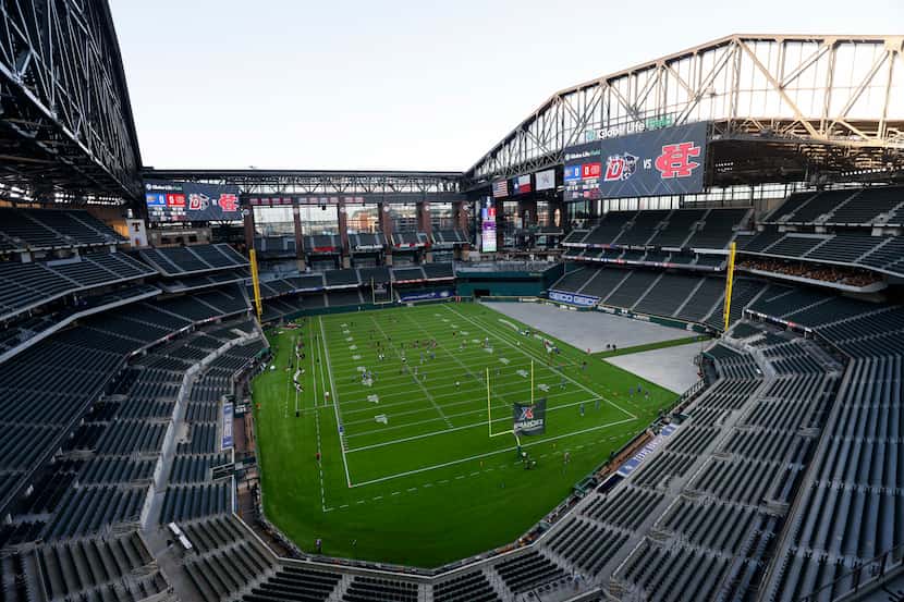 Globe Life Field in Arlington is named after life and health insurance company Globe Life,...