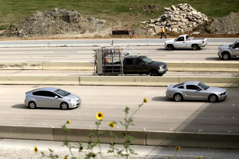 Single-occupant vehicles' drivers will be able to pay to use the HOV lanes on I-30 when...