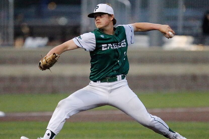 Prosper pitcher Jake Cosner is tied for fifth in the area in wins and also ranks among the...