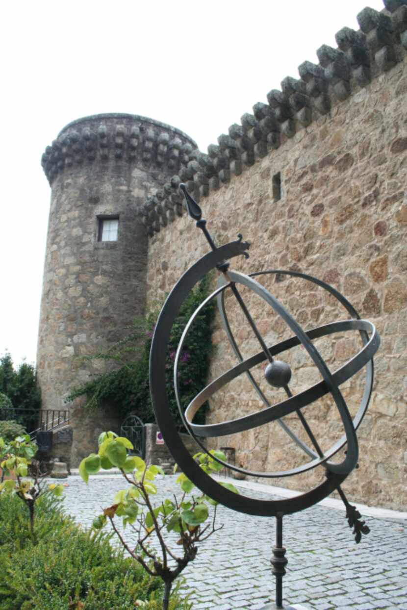 The parador of Jarandilla, Spain, was begun in the 14th century as a summer palace for the...