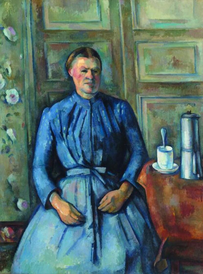 
Paul Cezanne’s “Woman With a Coffeepot,” an 1890s oil on canvas from the Musee d’Orsay in...