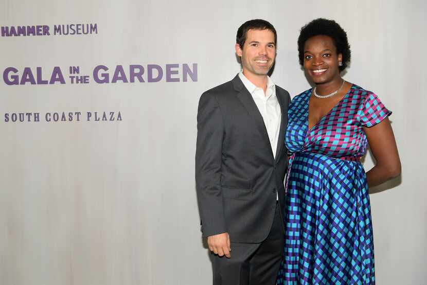 Justin Crosby and Njideka Akunyili Crosby attend the Hammer Museum 16th Annual Gala in the...
