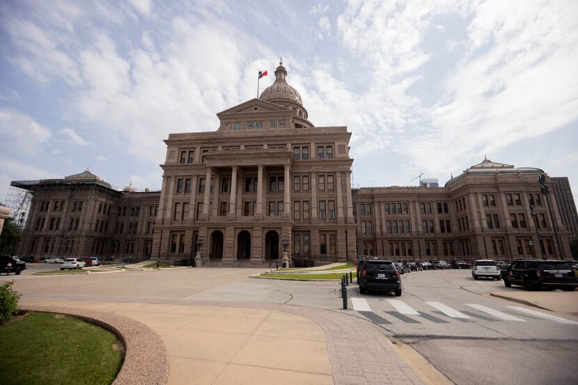 The exterior of the Texas Capitol in Austin on Thursday, May 4, 2023. 