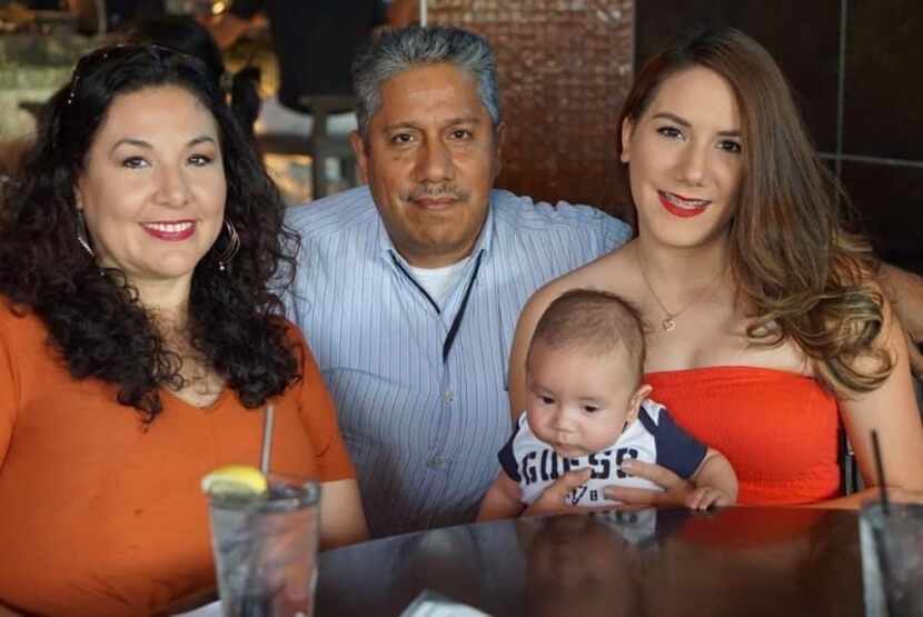 Raul Rosales, his wife Claudia, left, daughter Monica and grandson Matias. Raul Rosales...