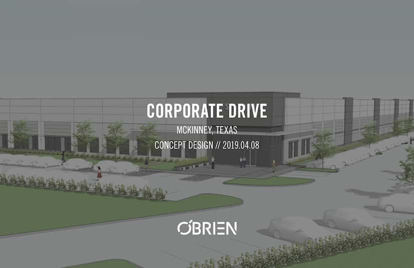 The office and warehouse building will be in the University Business Park in McKinney.