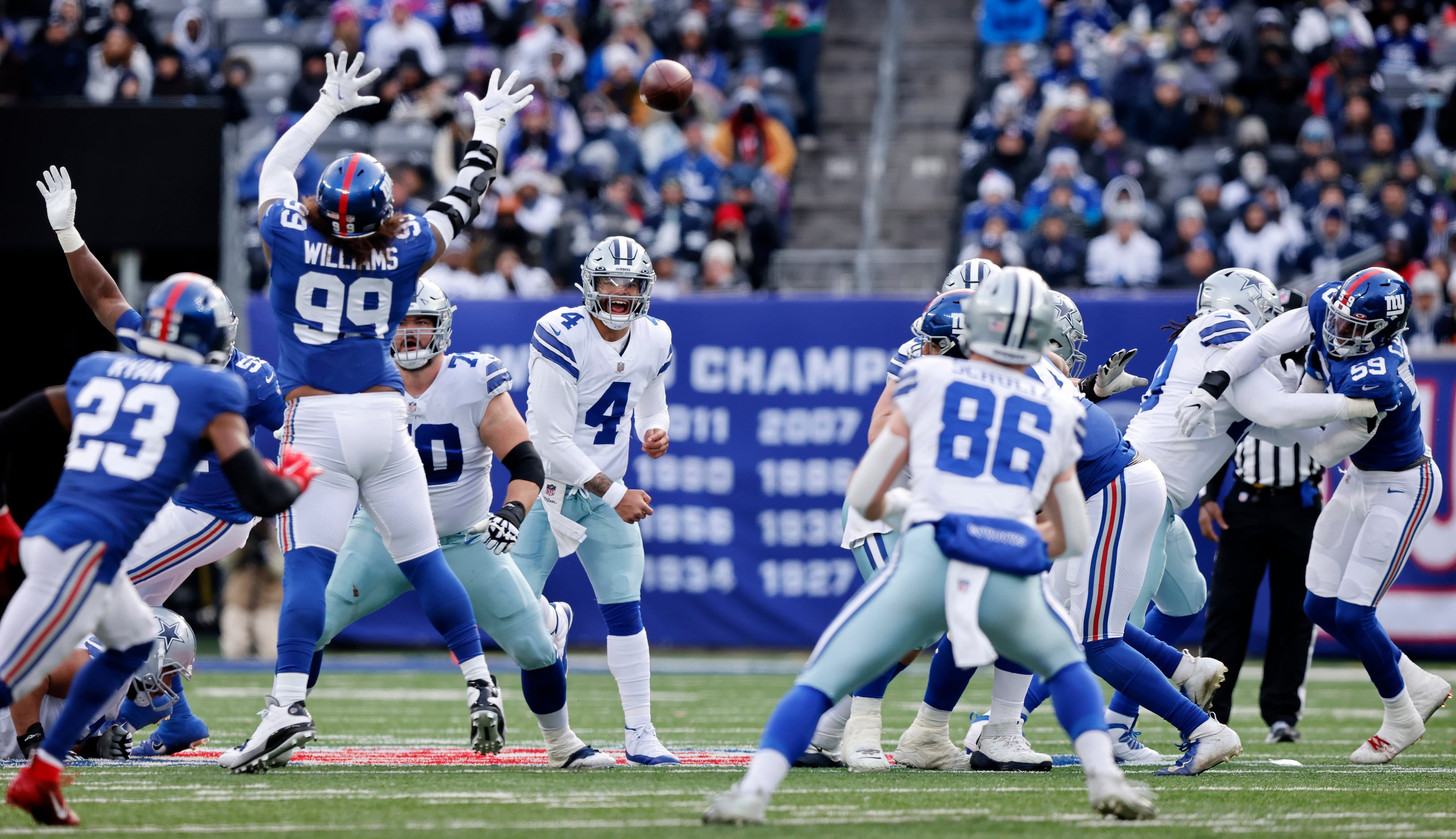 Giants are eyeing a Super Bowl, not content with playoff berth