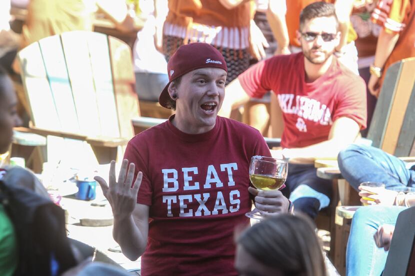 The Rustic in Uptown held its Texas OU watching party during the game on October 8 to a full...