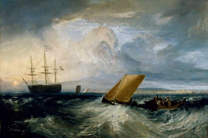 J. M. W. Turner, 'Sheerness as seen from the Nore,' 1808; oil on canvas, The Museum of Fine...