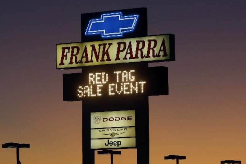 Frank Parra Autoplex opened in 1971, one of the first dealerships along State Highway 183 in...