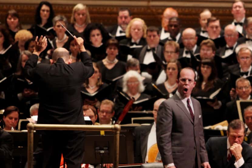 The Dallas Symphony Orchestra performed Steven Stucky's "August 4, 1964," during Carnegie...