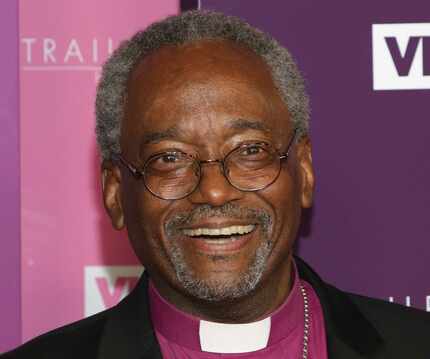 In this Thursday, June 21, 2018, file photo, Bishop Michael Curry attends VH1's Trailblazer...