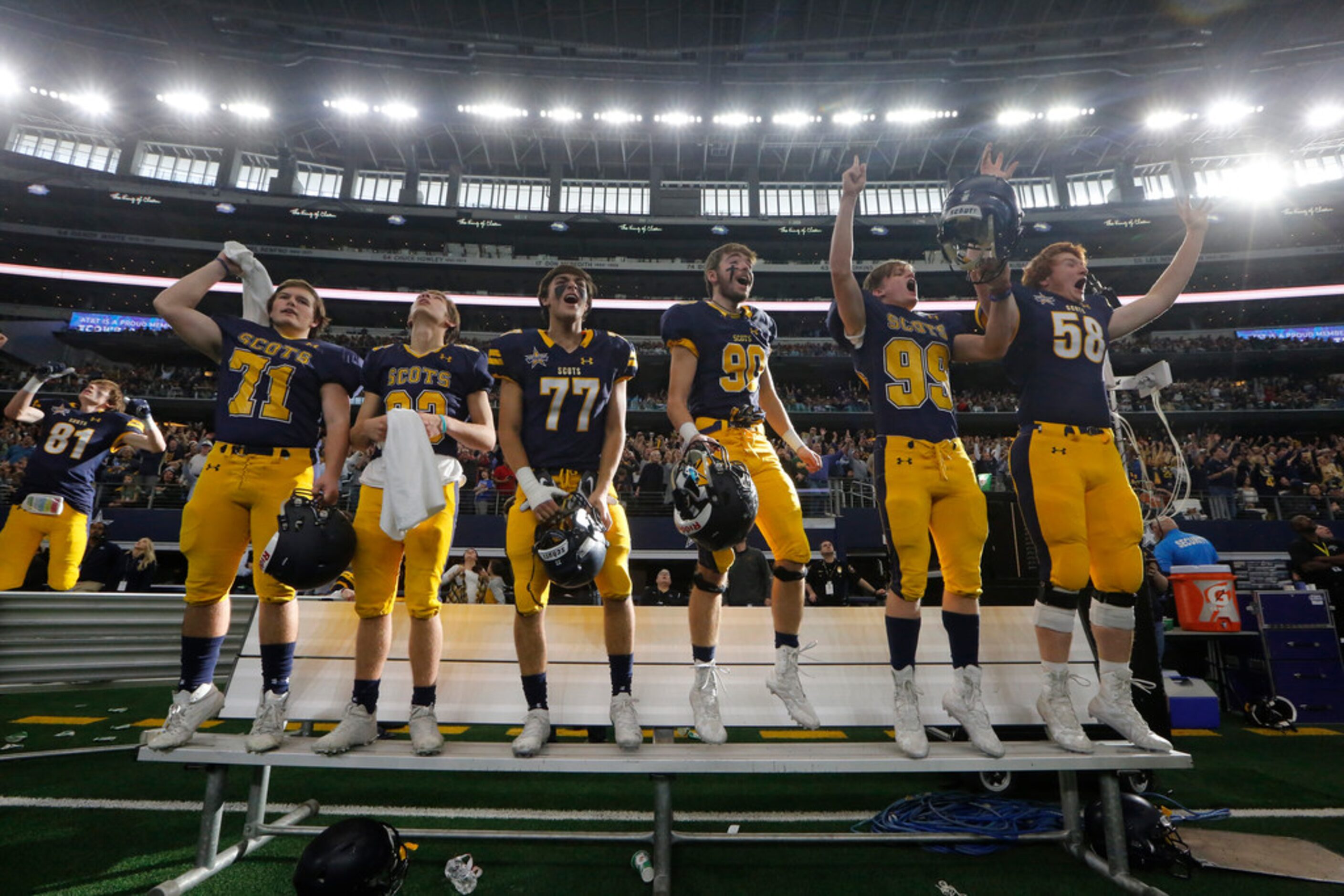 Highland Park's Jack Cunninghamm (71), Michael Downie (83), Jack Sharpe (77), David Sherer...