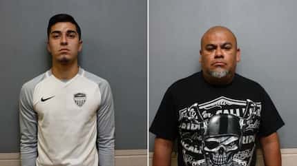 Diego Hernandez, 18, and Daniel Aguilar Pierce, 43, were both charged with assault.