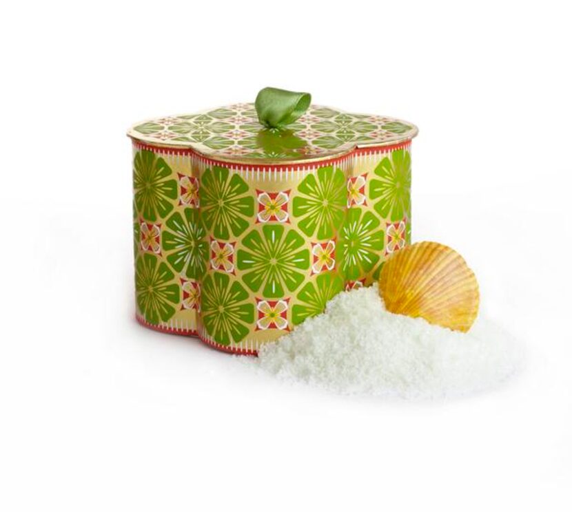 
Lime and orange blossom bath salts by Agraria, $45, Nicholson-Hardie Garden Center, 5725 W....