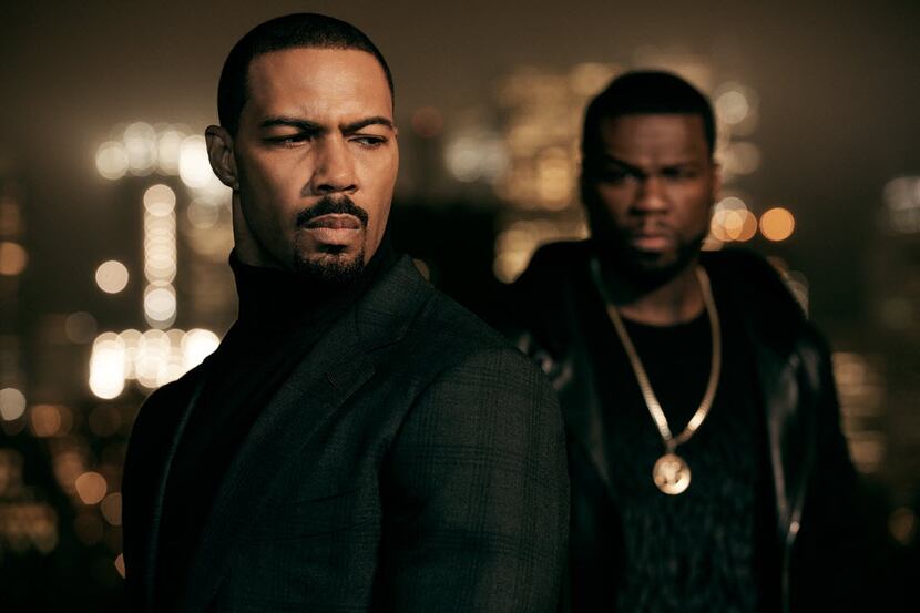 Omari Hardwick (left) as James "Ghost" St. Patrick and Curtis "50 Cent" Jackson in Power.