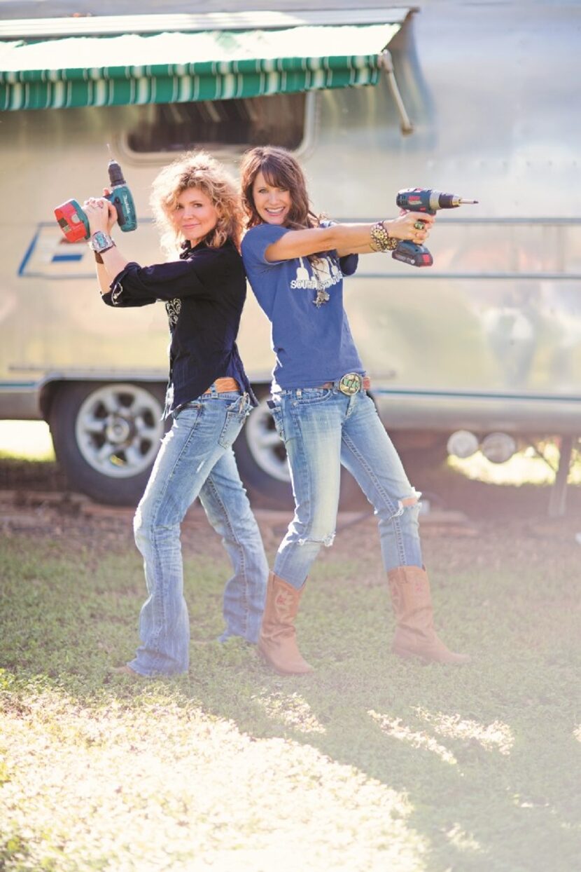 Amie (left) and Jolie Sikes say the one tool they cannot live without is a screw gun.