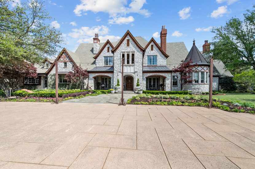 An English manor-style estate with 16 acres of land along Westcoat Drive in Colleyville hit...