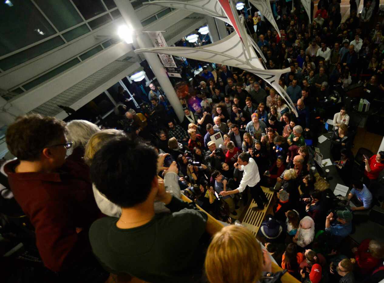  Beto O'Rourke visits Keene State College in Keene, N.H.