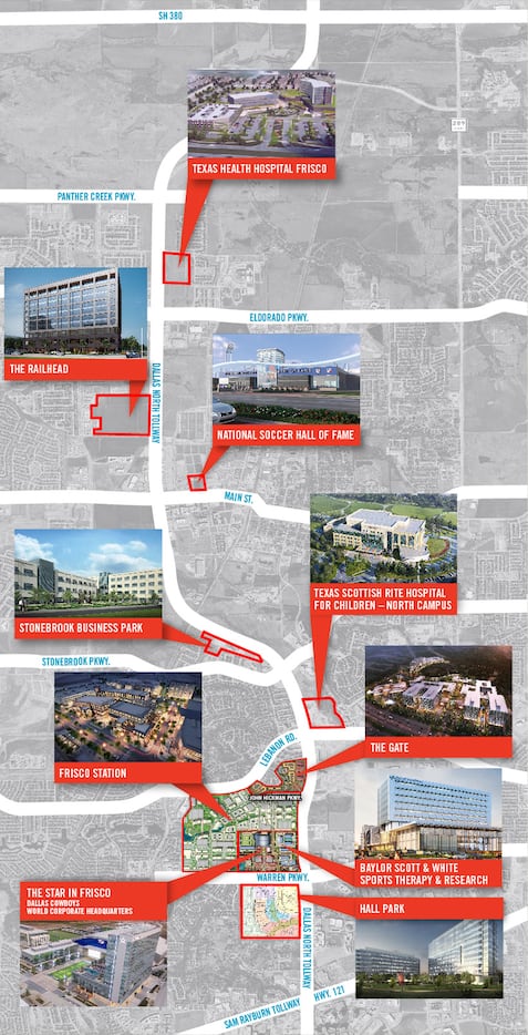 A new advertisement for the Frisco Economic Development Corp. pitches the "North Platinum...