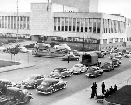 The Dallas Morning News building in 1949.