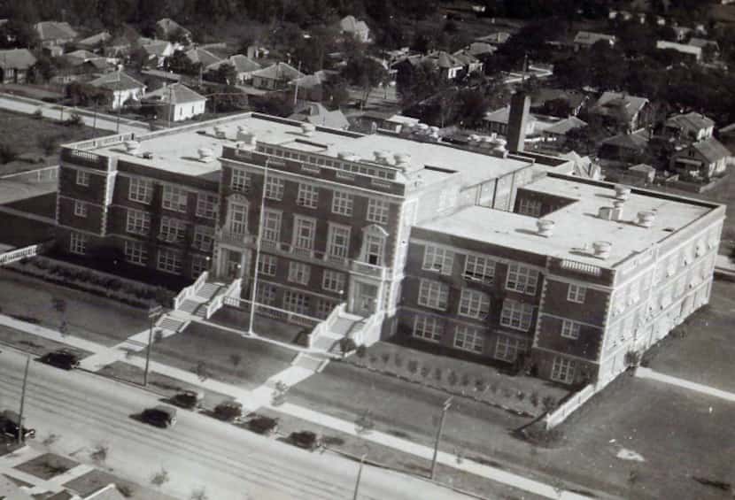 The building housing Forest Avenue High School, which later became James Madison High...