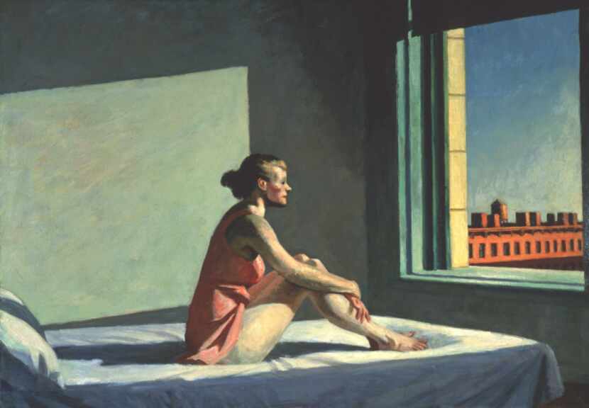 Morning Sun, 1952 Edward Hopper Oil on canvas, 28 1/8 x 40 1/8 in. (71.4 x 101.9 cm)...