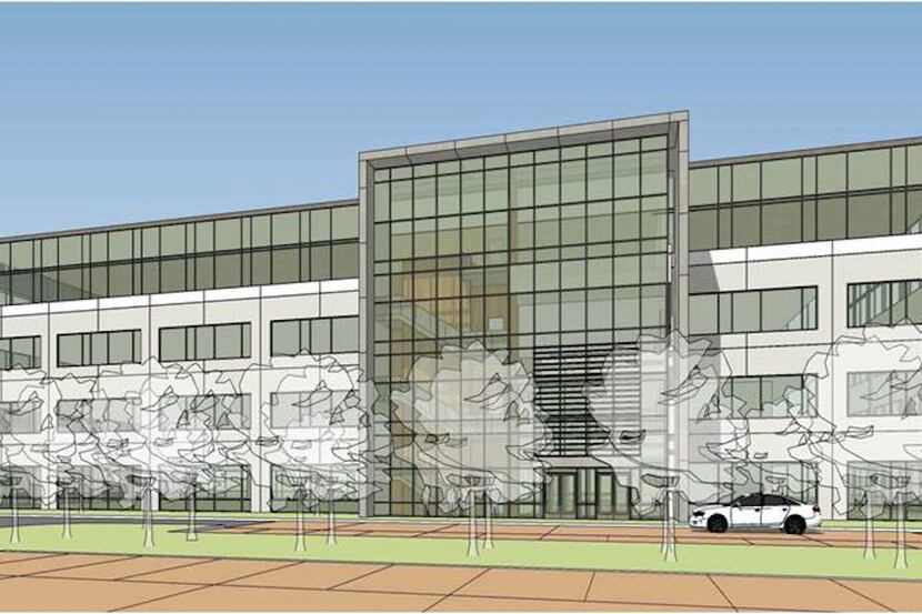 The planned Flower Mound office building will be 120,000 square feet.