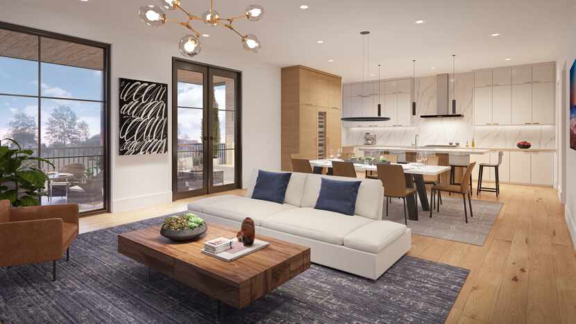 The City Homes condos will range from 2,199 to 2,629 square feet.